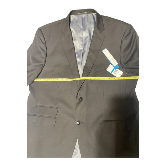 New With Tags Perry Ellis Portfolio Men's Blazer Suit Jacket 48R Slim MSRP $260 - Picture 10 of 16